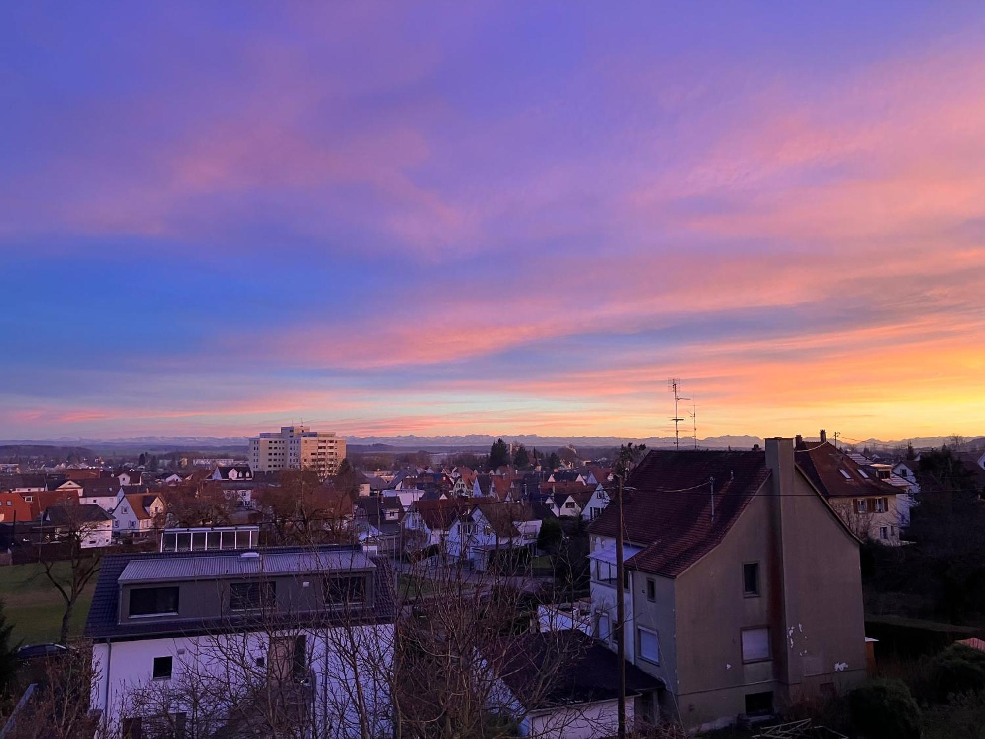 Ferienwohnung Weitblick Bad Schussenried Eksteriør billede