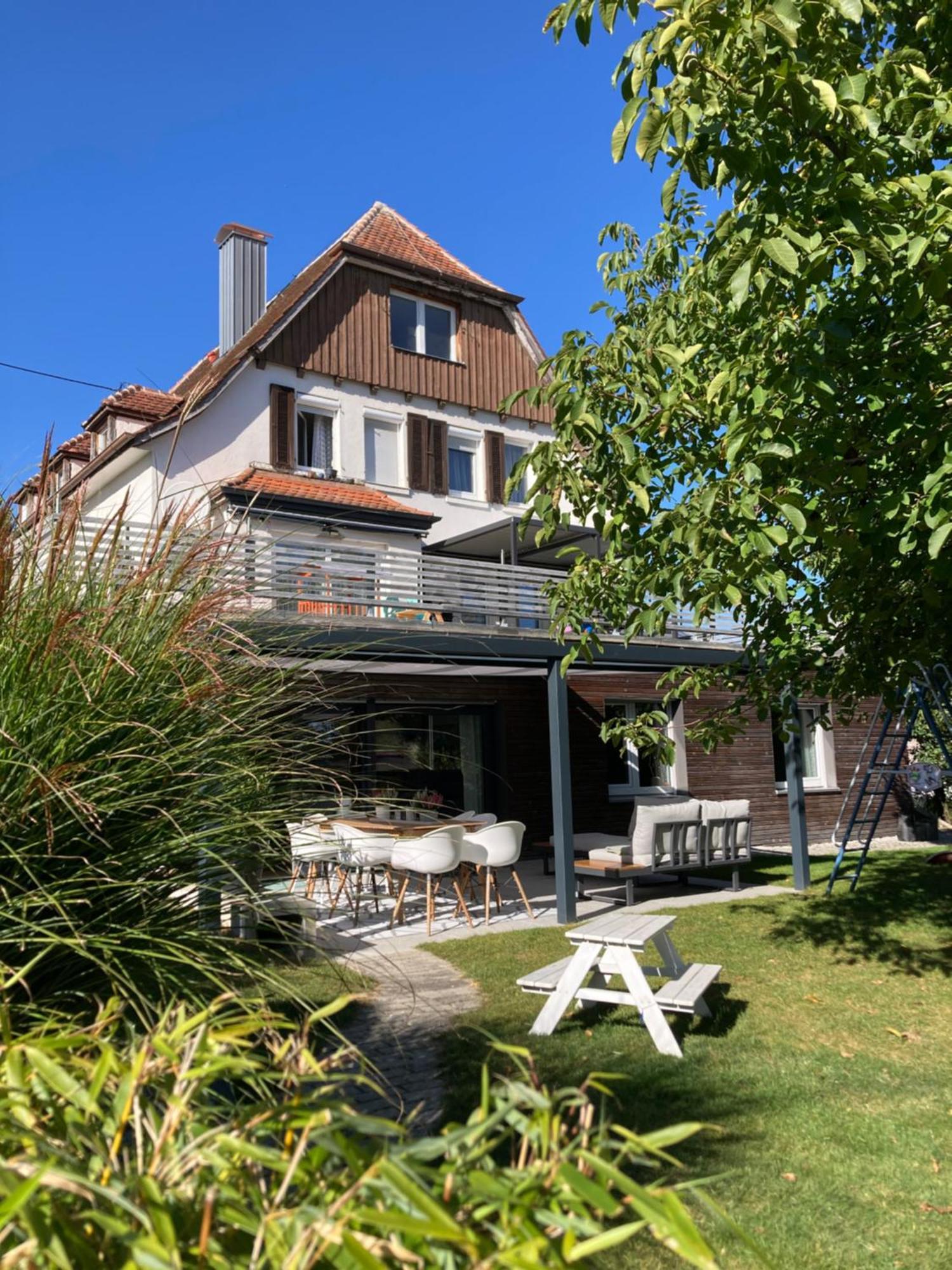 Ferienwohnung Weitblick Bad Schussenried Eksteriør billede